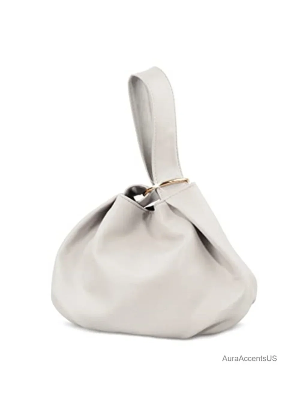 Soft Vegan Leather Hobo Top Handle Bag Clutch Wristlet Small Tote